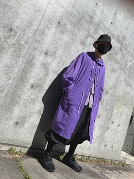 カーゴパンツを使った 紫 の人気ファッションコーディネート Wear
