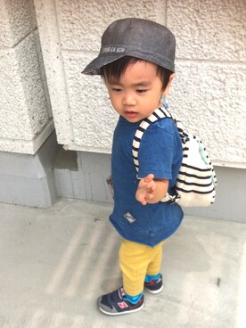 emaさん（キッズ・70cm）の夏コーディネート