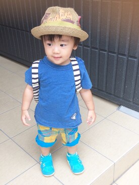 emaさん（キッズ・70cm）の夏コーディネート