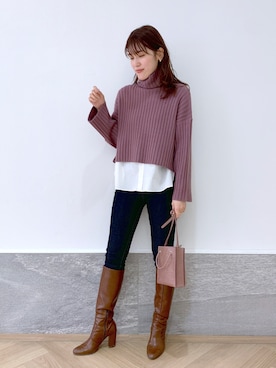 hanaka.さん(レディース・171cm)の冬コーディネート