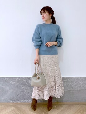 hanaka.さん（レディース・171cm）の冬コーディネート