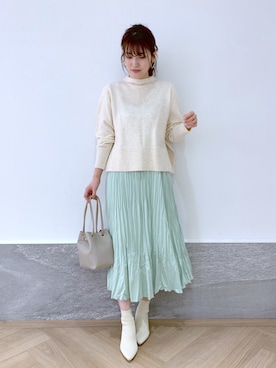 hanaka.さん（レディース・171cm）の冬コーディネート