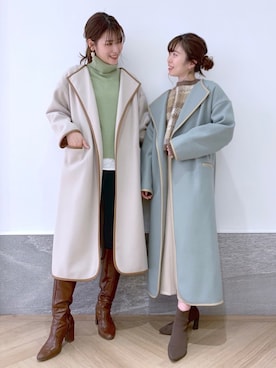 hanaka.さん（レディース・171cm）の冬コーディネート