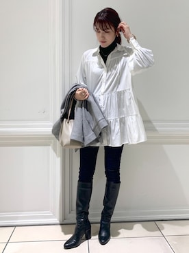 hanaka.さん（レディース・171cm）の冬コーディネート