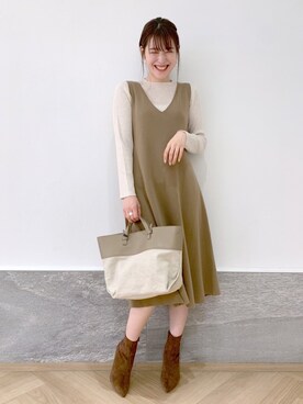 hanaka.さん（レディース・171cm）の冬コーディネート