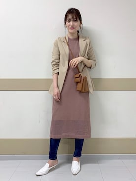 hanaka.さん（レディース・171cm）の春コーディネート