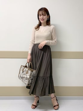hanaka.さん（レディース・171cm）の春コーディネート