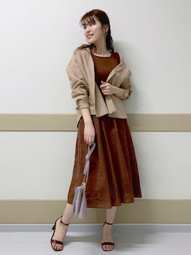 hanaka.さん（レディース・171cm）の春コーディネート