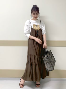 hanaka.さん（レディース・171cm）の春コーディネート