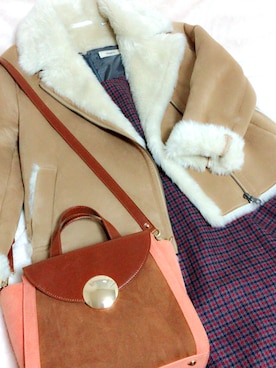 miguさん（レディース・163cm）の冬コーディネート