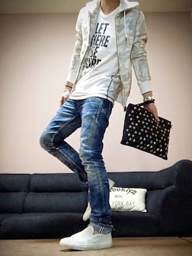 「Ambassadors（アンバサダーズ）のアイテム」を使った、chan☆takuさん（メンズ・173cm）の冬コーディネート