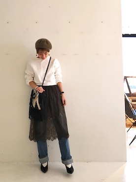 MIZUKI AMANOさん(レディース・158cm)の冬コーディネート