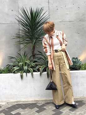 MIZUKI AMANOさん（レディース・158cm）の冬コーディネート