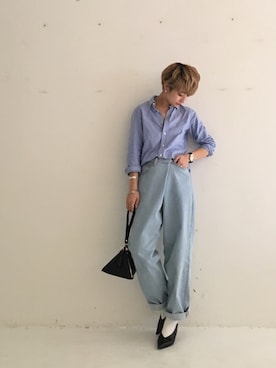 MIZUKI AMANOさん（レディース・158cm）の冬コーディネート