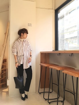 MIZUKI AMANOさん（レディース・158cm）の冬コーディネート