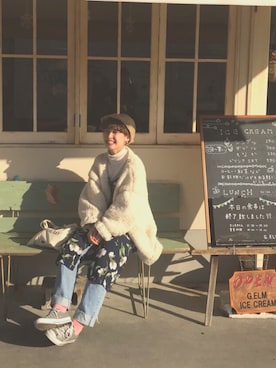 MIZUKI AMANOさん（レディース・158cm）の春コーディネート