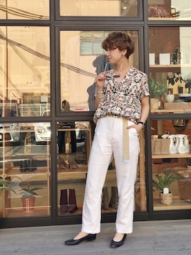 MIZUKI AMANOさん（レディース・158cm）の春コーディネート