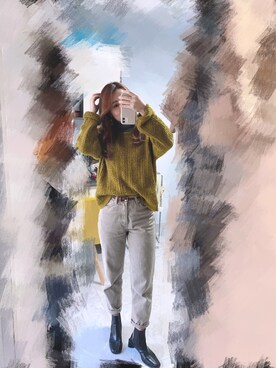 「saveもよろしくお願いします」｜sukileiさん（レディース・160cm）の冬コーディネート