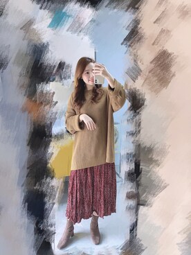 「saveもよろしくお願いします」｜sukileiさん（レディース・160cm）の冬コーディネート