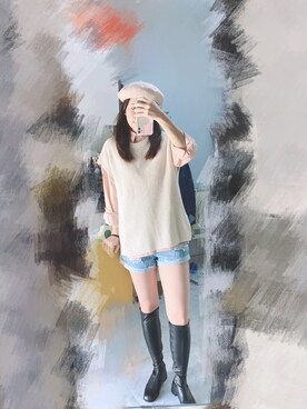 「saveもよろしくお願いします」｜sukileiさん（レディース・160cm）の秋コーディネート