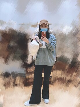 「saveもよろしくお願いします」｜sukileiさん（レディース・160cm）の冬コーディネート