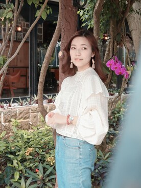 「saveもよろしくお願いします」｜sukileiさん（レディース・160cm）の春コーディネート