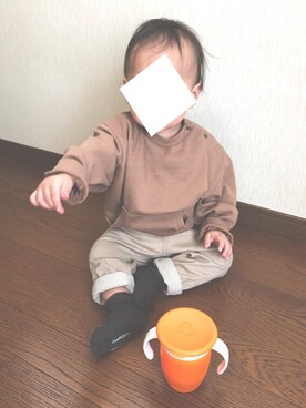 鈴木さん。さん（キッズ・70cm）の冬コーディネート