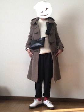 「ユニクロニット」｜HIROさん（レディース・157cm）の冬コーディネート