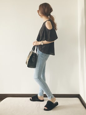 紗衣さん（レディース・158cm）の夏コーディネート