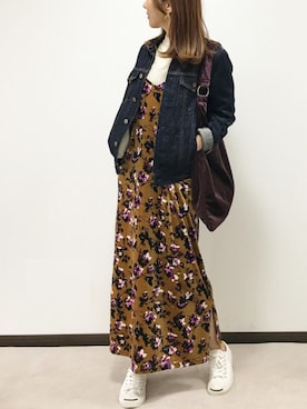 紗衣さん（レディース・158cm）の秋コーディネート