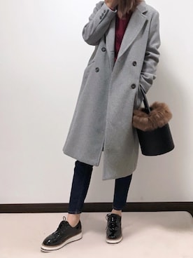 「classicalelf（クラシカルエルフ）のアイテム（シューズ）」を使った、紗衣さん（レディース・158cm）の秋コーディネート