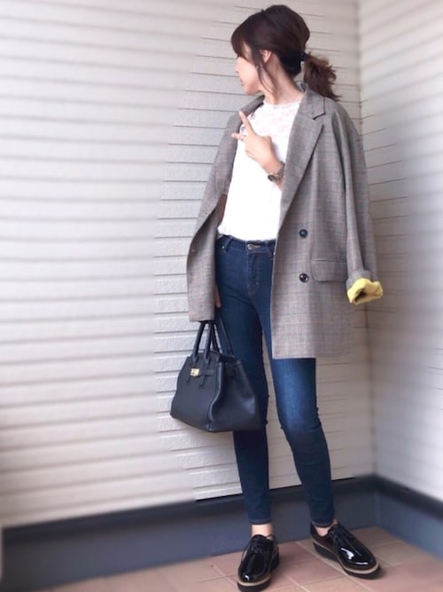 紗衣さんの「(|)」を使ったコーディネート