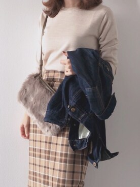 紗衣さん（レディース・158cm）の秋コーディネート