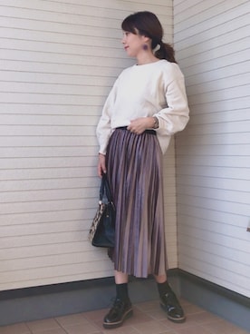 紗衣さん（レディース・158cm）の秋コーディネート