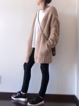 「classicalelf（クラシカルエルフ）のアイテム（シューズ）」を使った、紗衣さん（レディース・158cm）の秋コーディネート