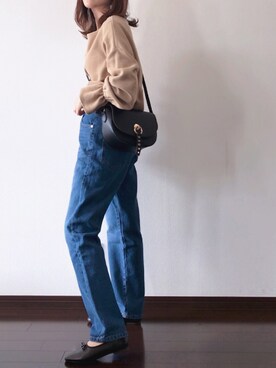 紗衣さん（レディース・158cm）の冬コーディネート