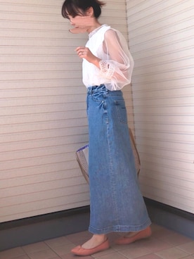 「archives e'pice（アルシーヴエピス）のアイテム」を使った、紗衣さん（レディース・158cm）の春コーディネート