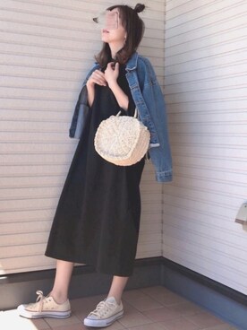 紗衣さん（レディース・158cm）の春コーディネート