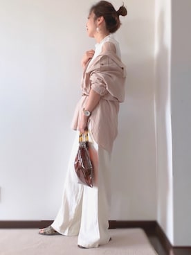 「archives e'pice（アルシーヴエピス）のアイテム」を使った、紗衣さん（レディース・158cm）の春コーディネート