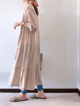 紗衣さん（レディース・158cm）の春コーディネート