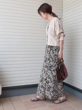 紗衣さん(レディース・158cm)の春コーディネート