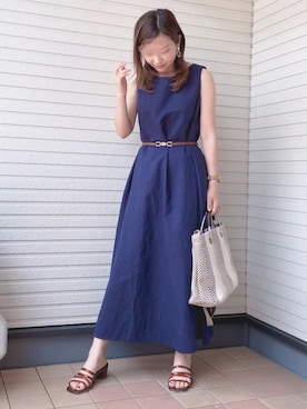 紗衣さん（レディース・158cm）の夏コーディネート