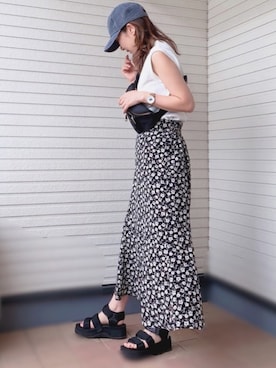 紗衣さん（レディース・157cm）の夏コーディネート