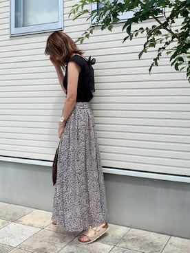 紗衣さん（レディース・158cm）の夏コーディネート