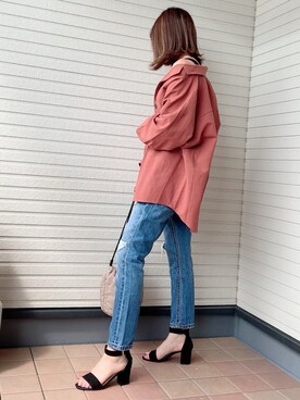 「apres jour mignon（アプレジュールミニョン）のアイテム（ブルゾン）」を使った、紗衣さん（レディース・158cm）の秋コーディネート