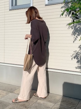 紗衣さん(レディース・158cm)の秋コーディネート