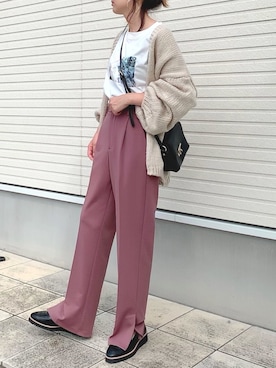 「archives e'pice（アルシーヴエピス）のアイテム」を使った、紗衣さん（レディース・158cm）の秋コーディネート
