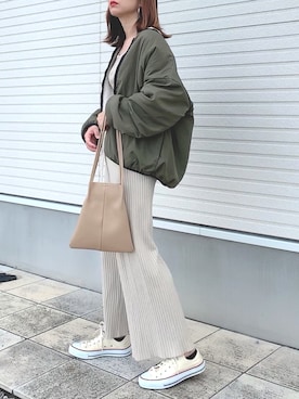 「archives e'pice（アルシーヴエピス）のアイテム」を使った、紗衣さん（レディース・158cm）の秋コーディネート