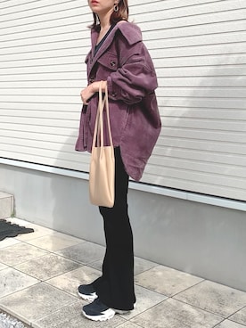 「WEGO（ウィゴー）のアイテム（ブルゾン）」を使った、紗衣さん（レディース・158cm）の秋コーディネート