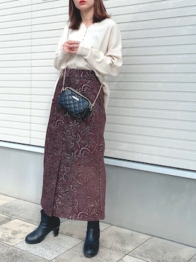 紗衣さん（レディース・158cm）の秋コーディネート